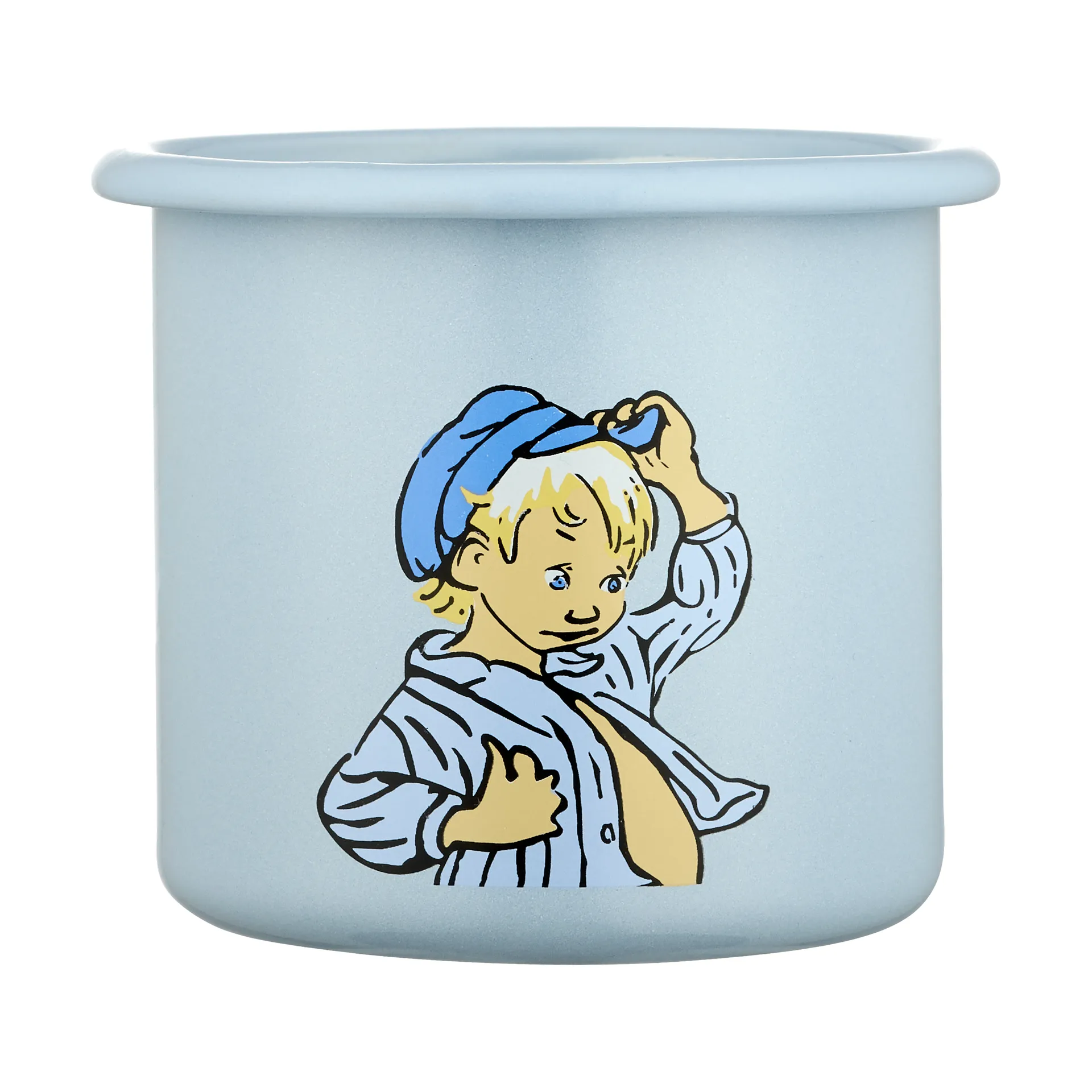 Tazza smaltata 2,5 dl Emil di Lönneberga, Emil Muurla