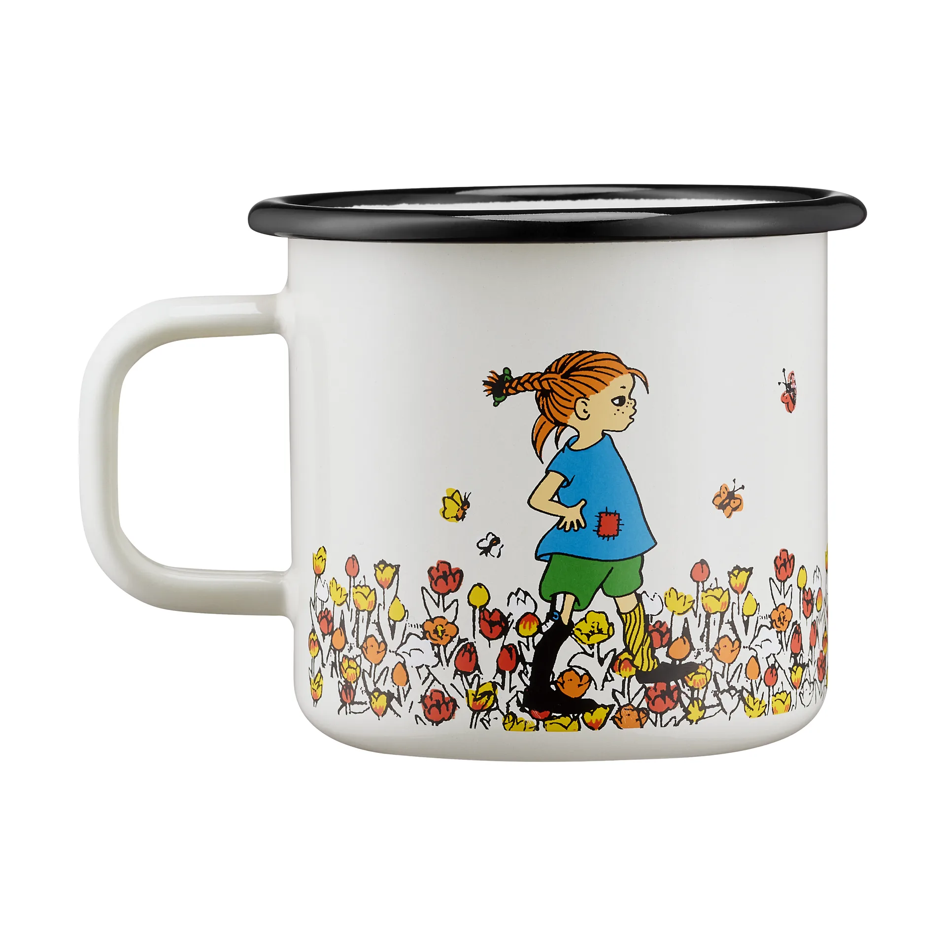 Tazza smaltata 3,7 dl Pippi Calzelunghe, Be More Pippi Muurla
