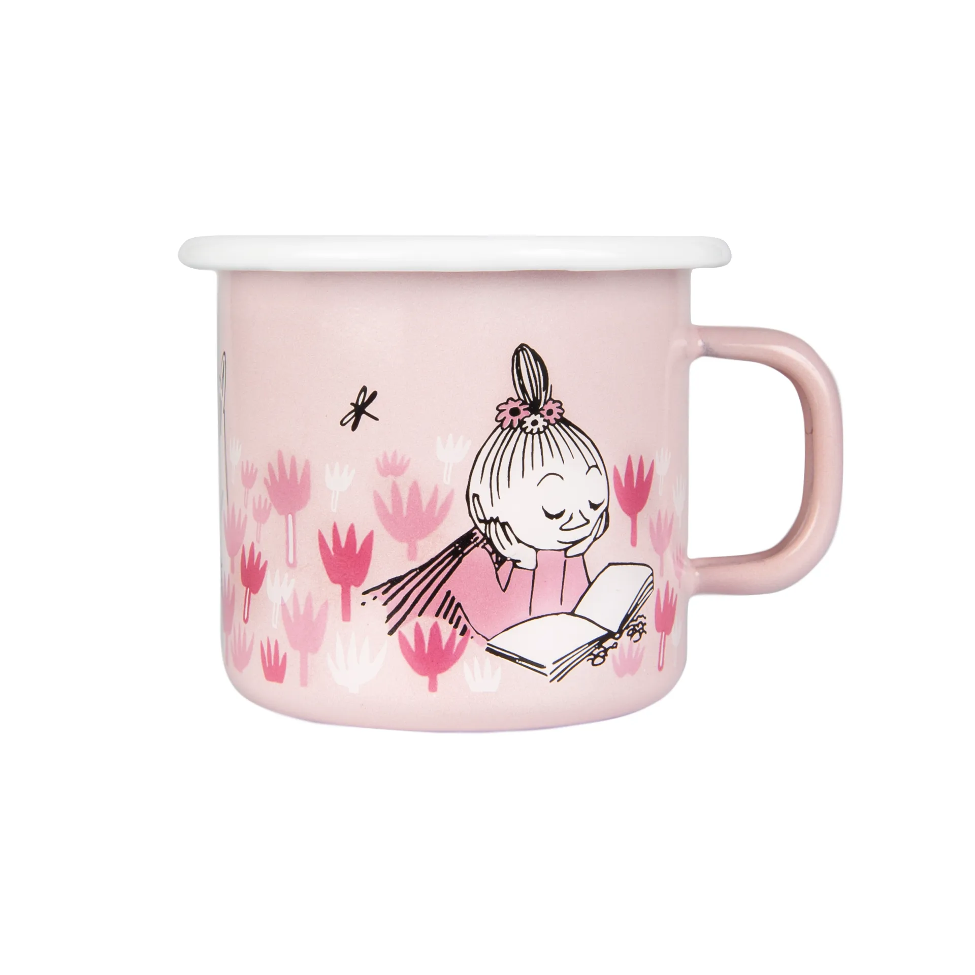 Tazza smaltata Girls 25 cl, Rosa Muurla