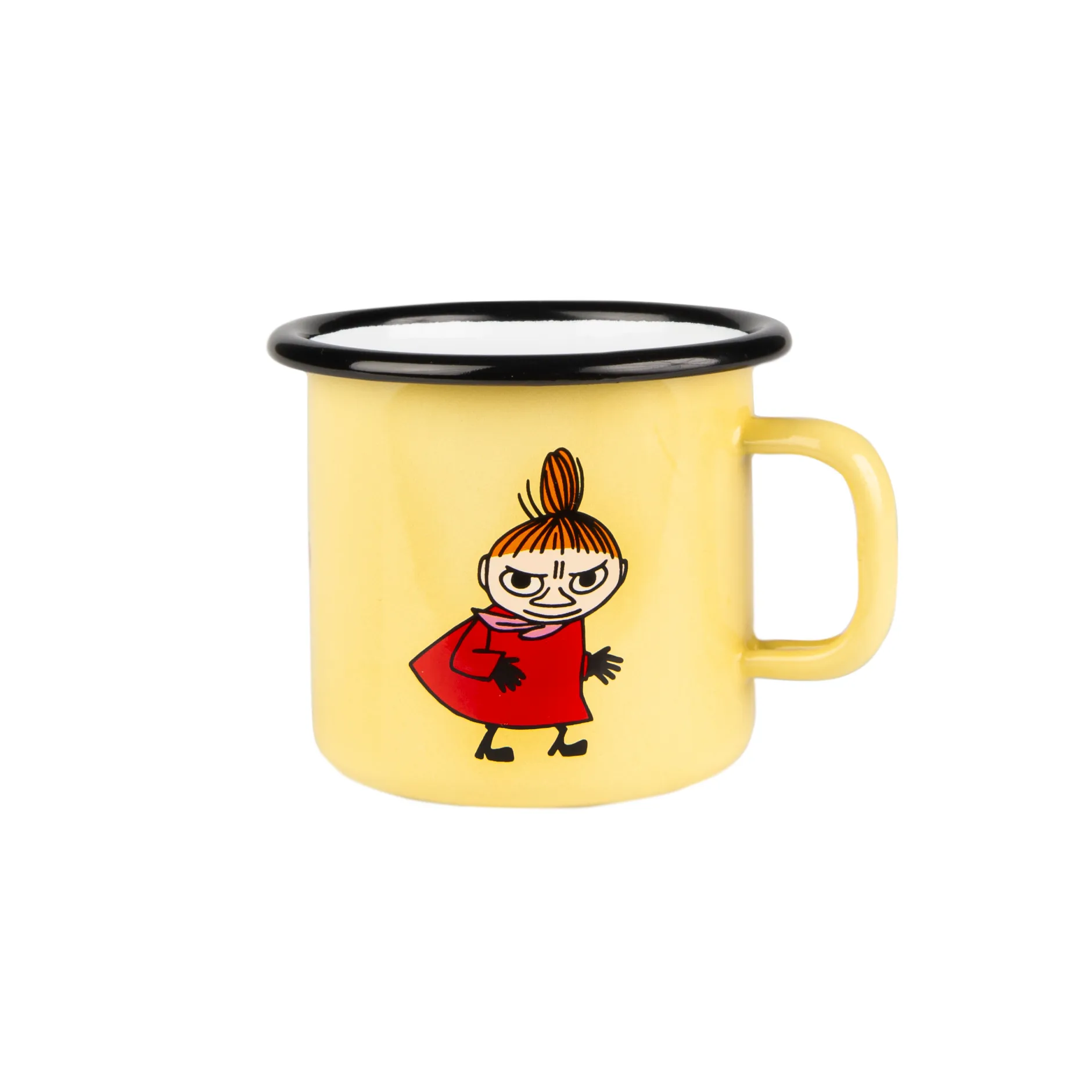 Tazza smaltata Little My 25 cl, Giallo Muurla