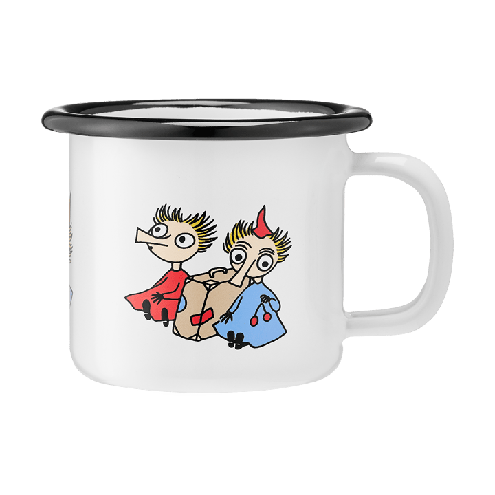 Tazza smaltata Moomin 1,5 dl - Thingumy and Bob - Muurla