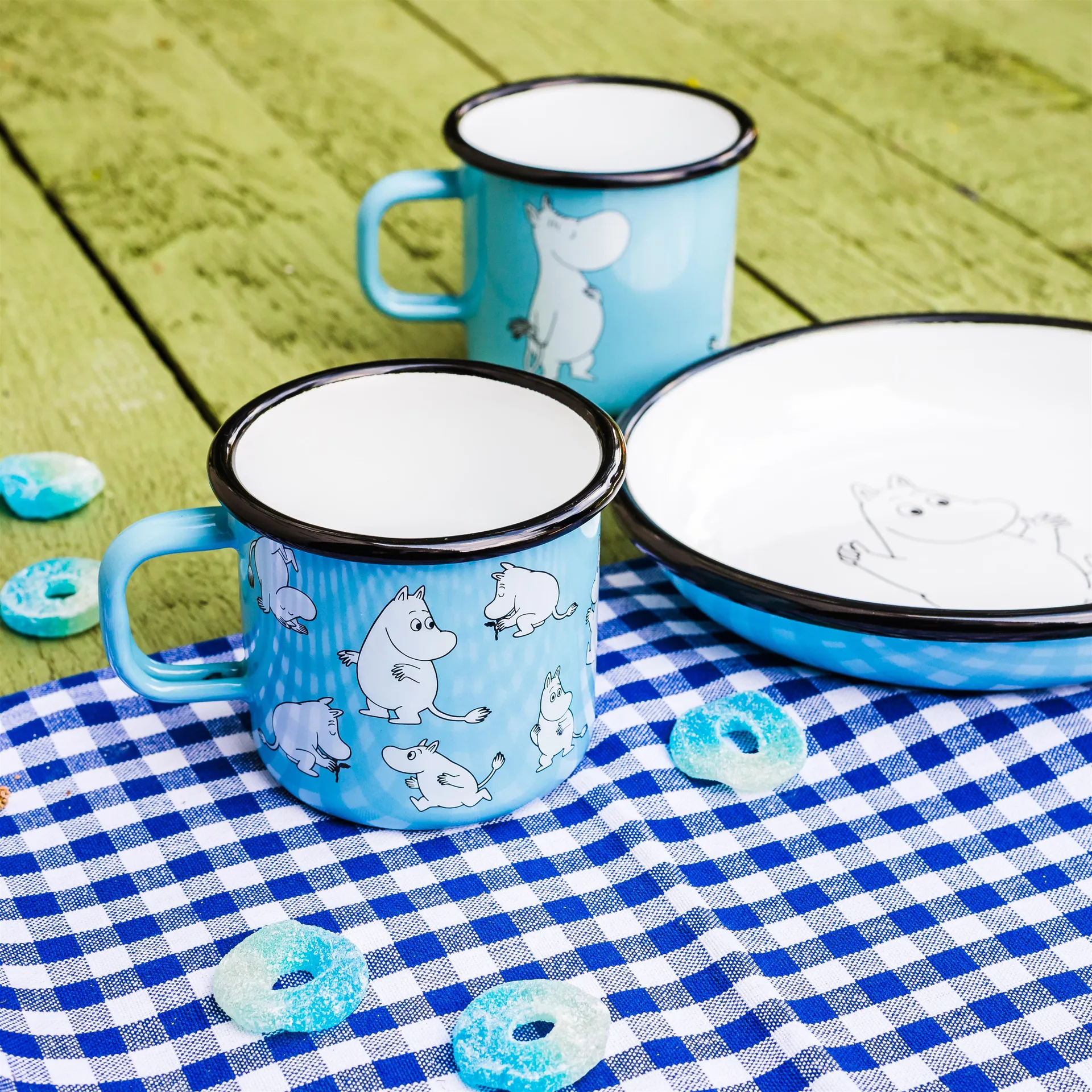 Tazza smaltata Moomin, 2,5 dl Muurla