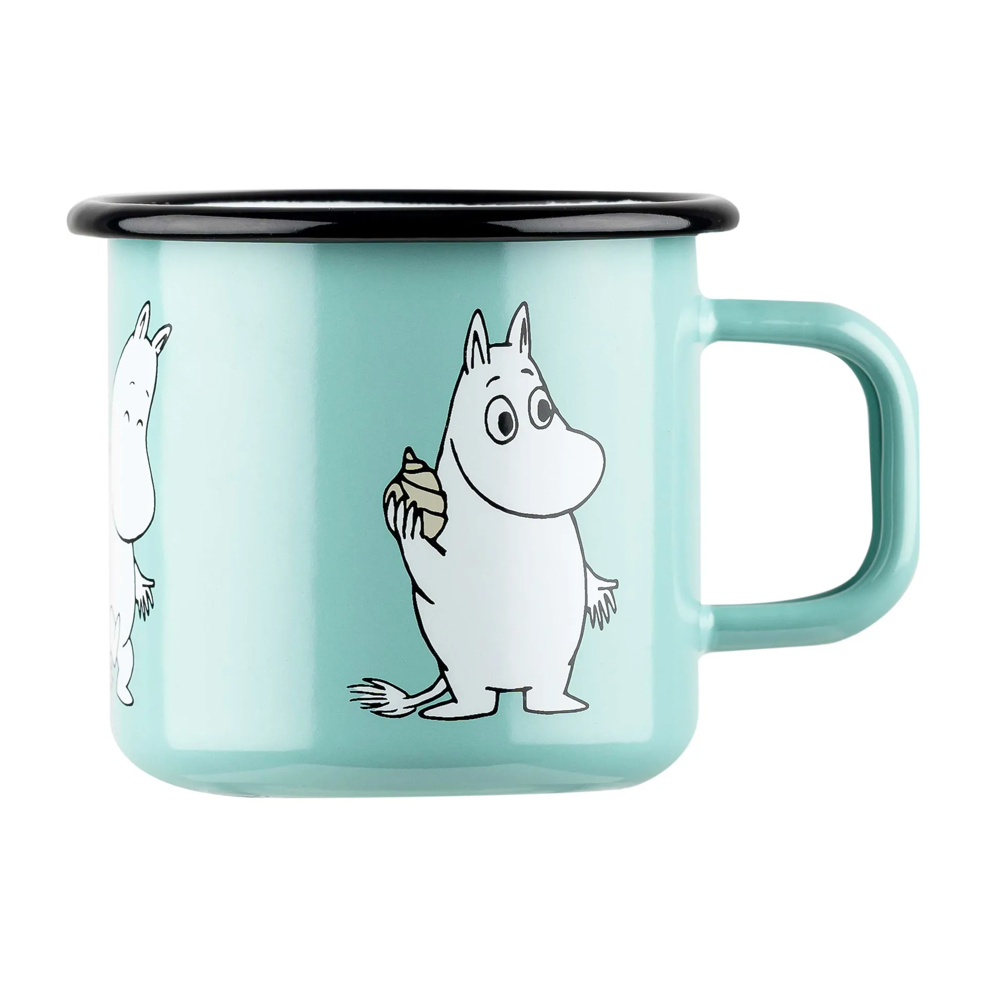 Tazza smaltata Moomin Retro 37 cl, Menta Muurla