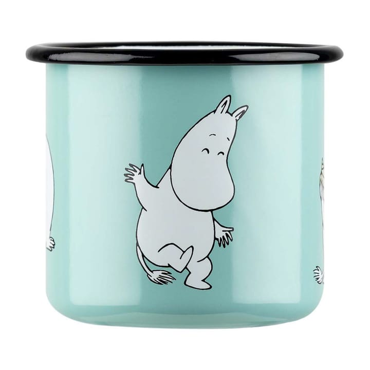 Tazza smaltata Moomin Retro 37 cl - Menta - Muurla