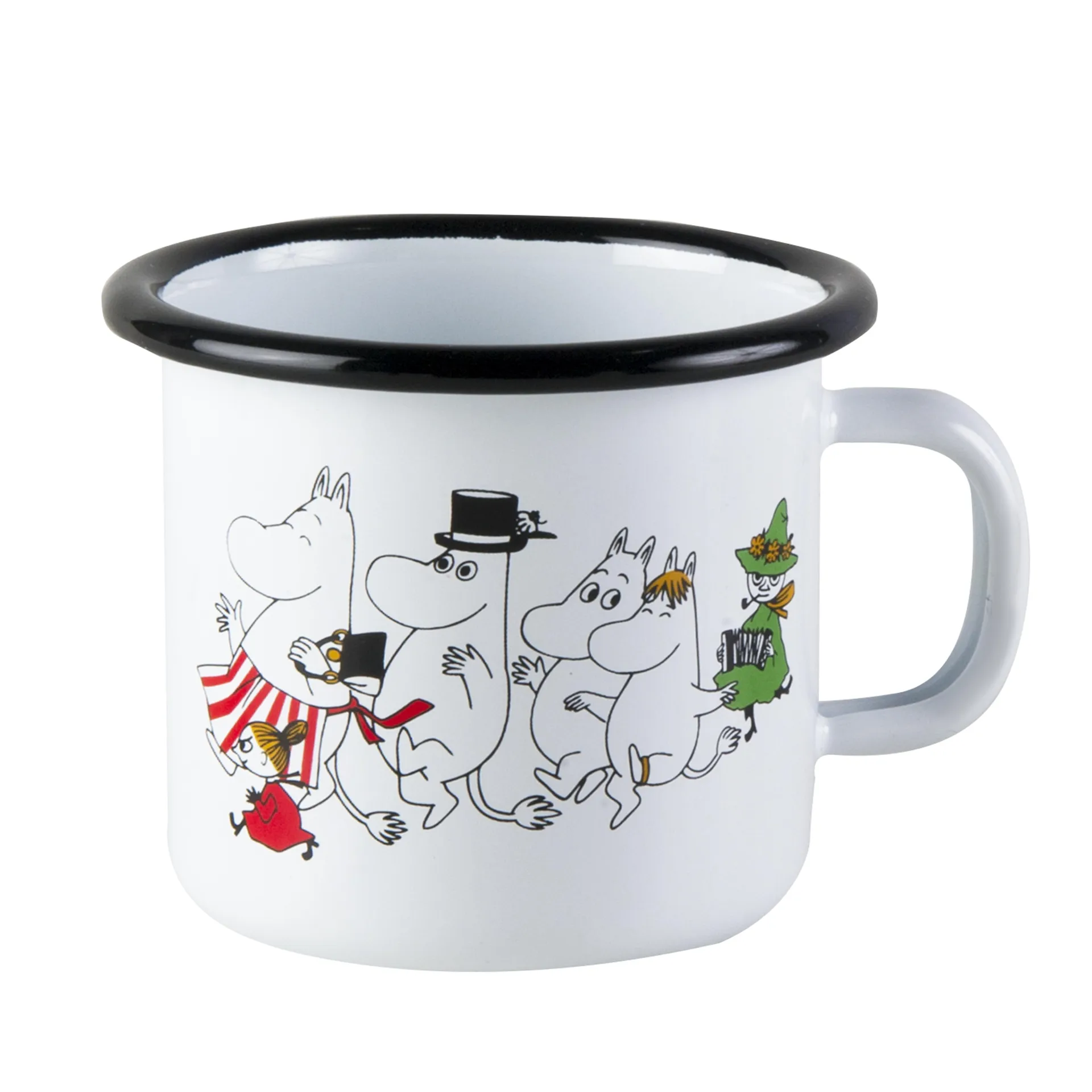 Tazza smaltata Moomin Valley, 2,5 dl Muurla