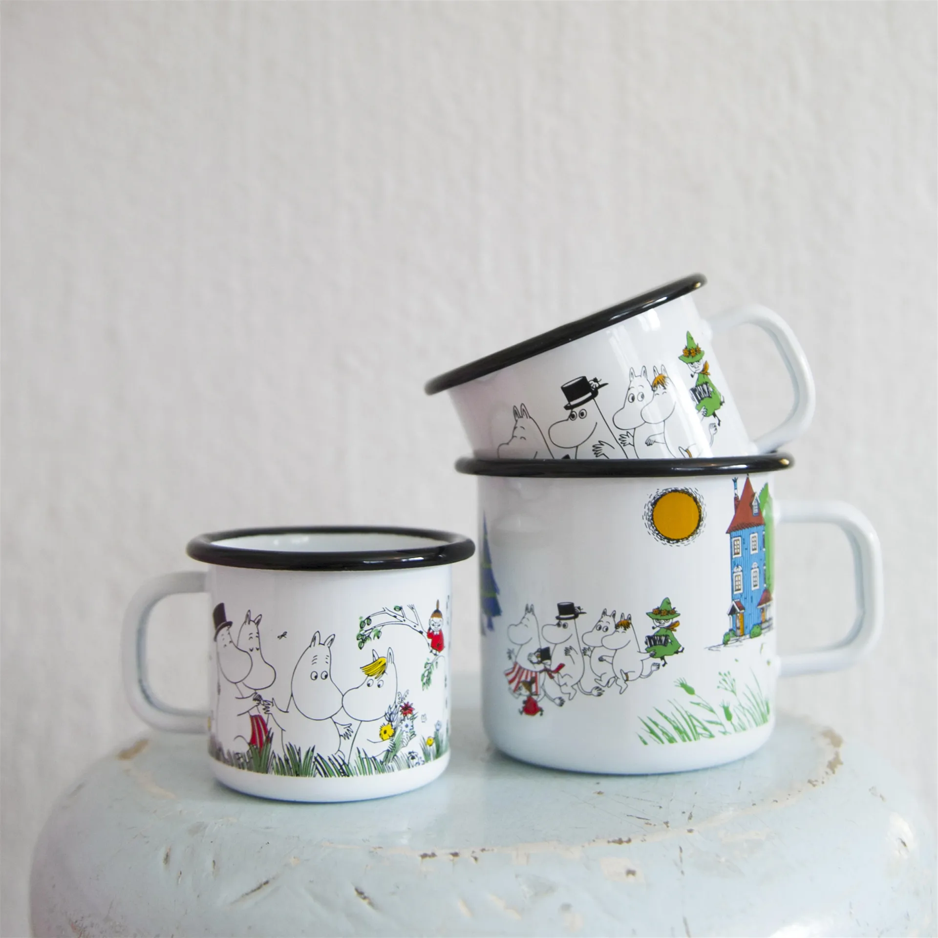 Tazza smaltata Moomin Valley, 2,5 dl Muurla