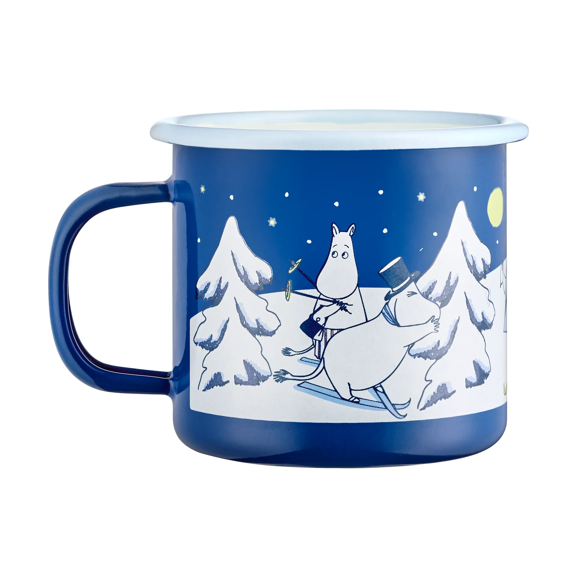 Tazza smaltata Mumin 37 cl, Notte stellata Muurla