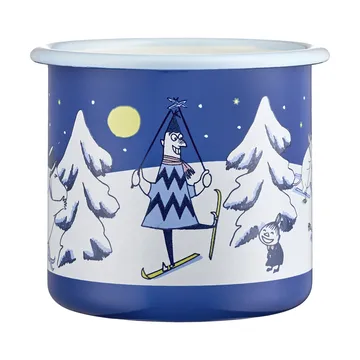 Tazza smaltata Mumin 37 cl - Notte stellata - Muurla