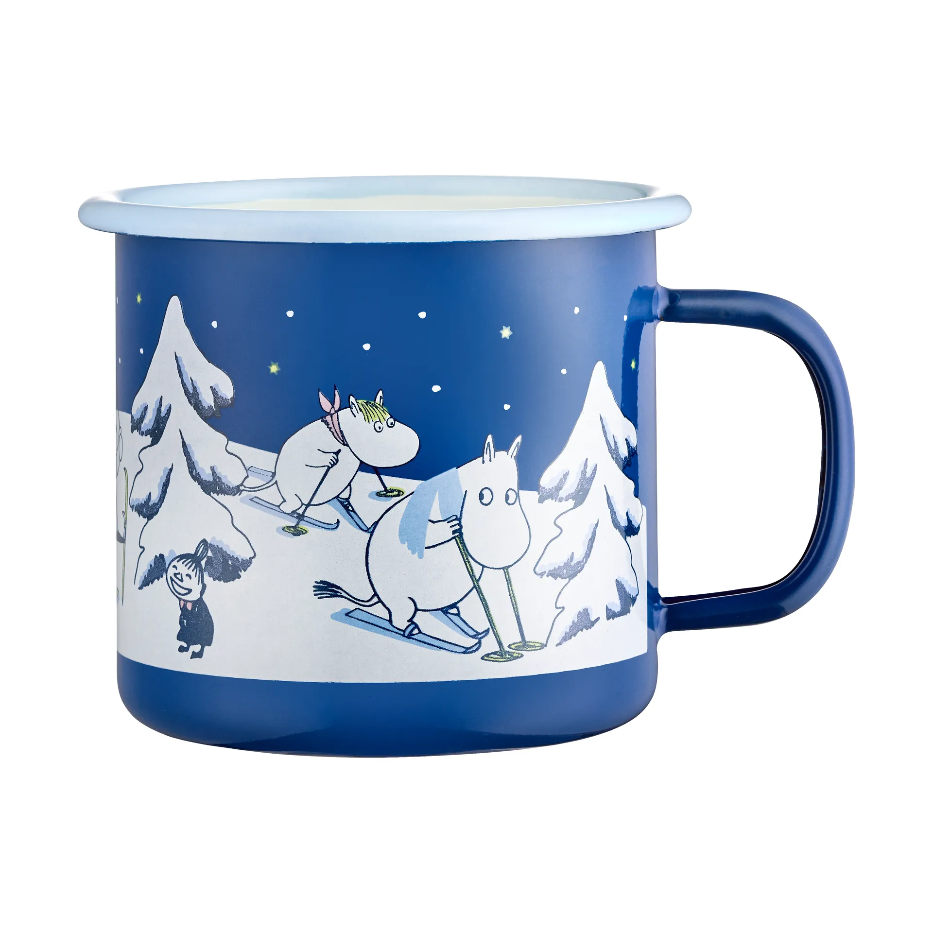 Tazza smaltata Mumin 37 cl, Notte stellata Muurla