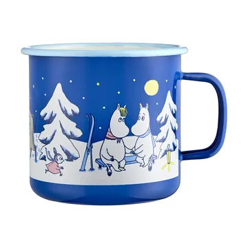 Tazza smaltata Mumin 80 cl - Notte stellata - Muurla