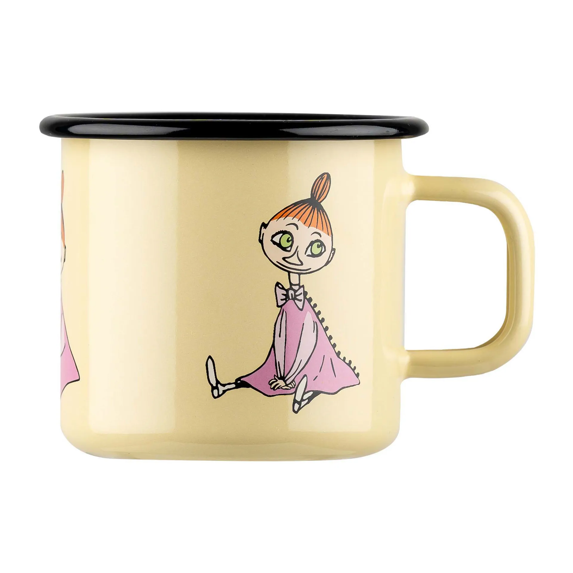 Tazza smaltata Mymble Retro 37 cl, Giallo Muurla