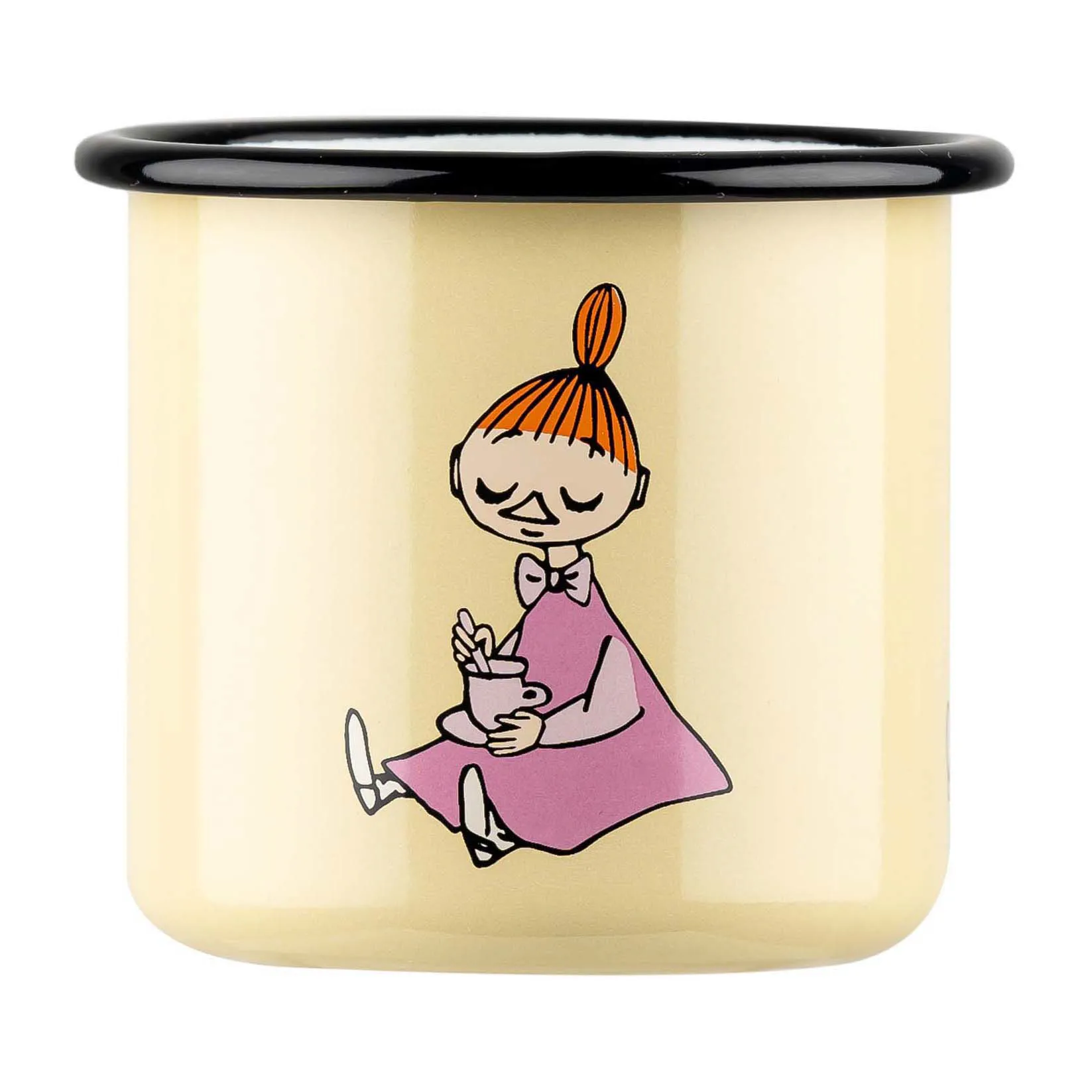 Tazza smaltata Mymble Retro 37 cl, Giallo Muurla
