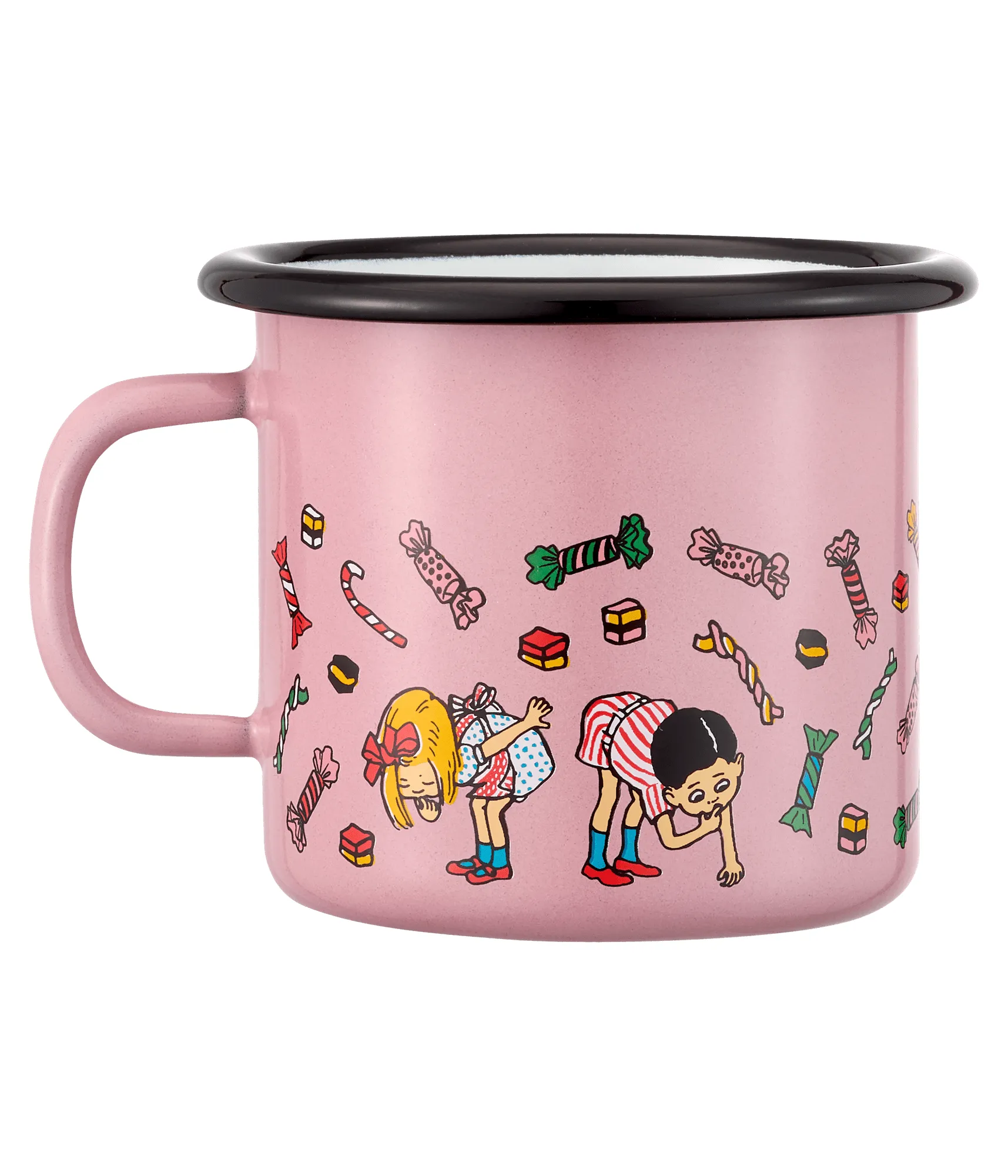 Tazza smaltata Pippi 2,5 dl, Candy Muurla