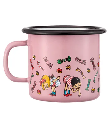 Tazza smaltata Pippi 2,5 dl - Candy - Muurla