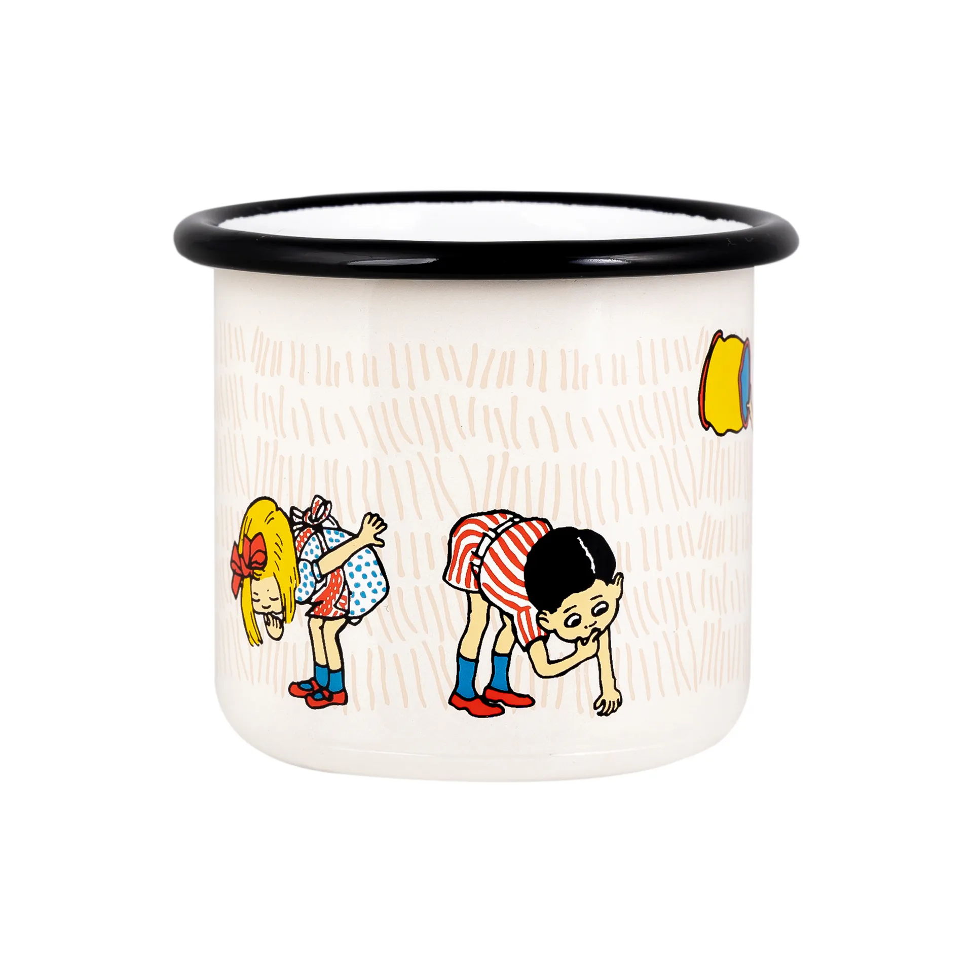 Tazza smaltata Pippi The Snirkle Hunt 25 cl, Multicolore Muurla