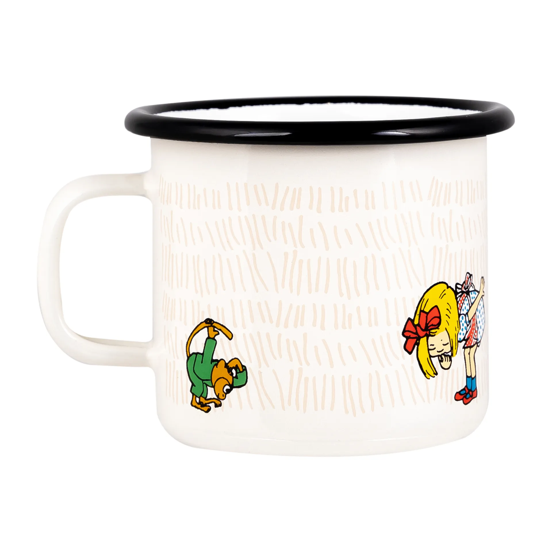 Tazza smaltata Pippi The Snirkle Hunt 25 cl, Multicolore Muurla
