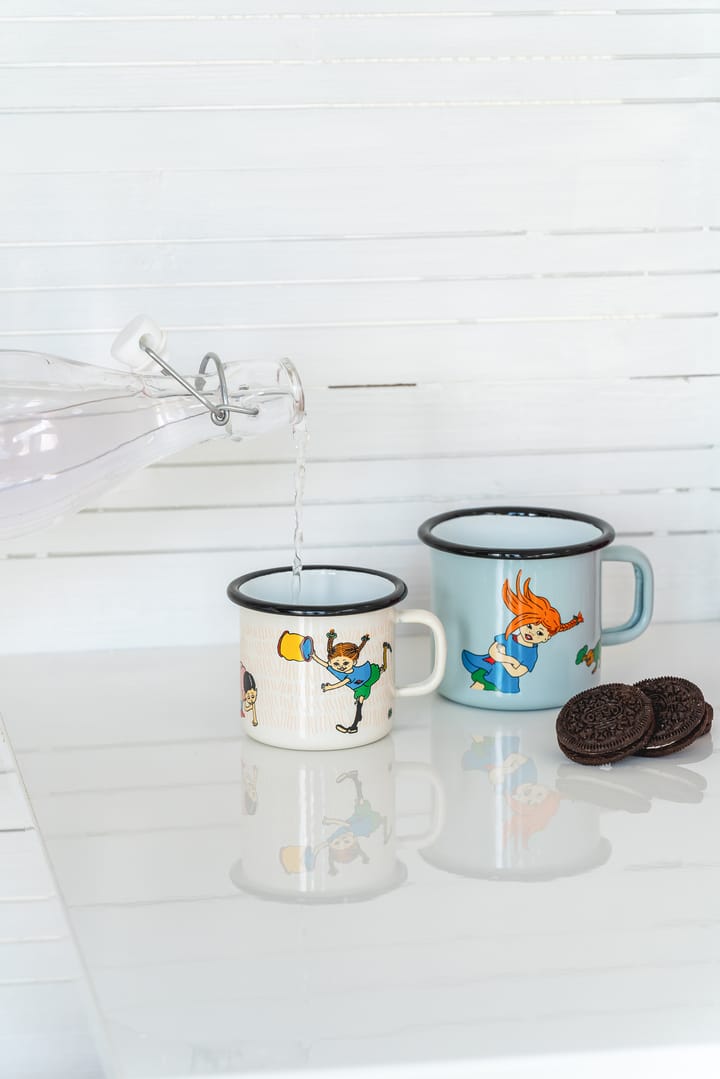 Tazza smaltata Pippi The Snirkle Hunt 25 cl, Multicolore Muurla