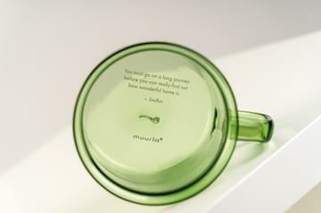 Tazza vetro Snufkin 35 cl - Verde - Muurla