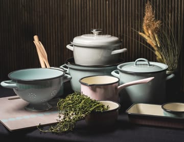 Teglia da forno smaltata Vappu - Rosa - Muurla