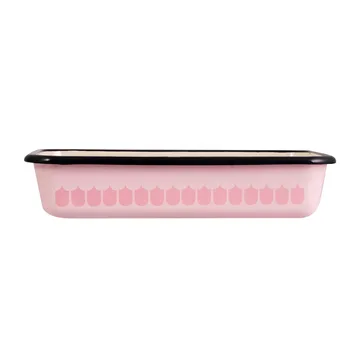 Teglia da forno smaltata Vappu - Rosa - Muurla