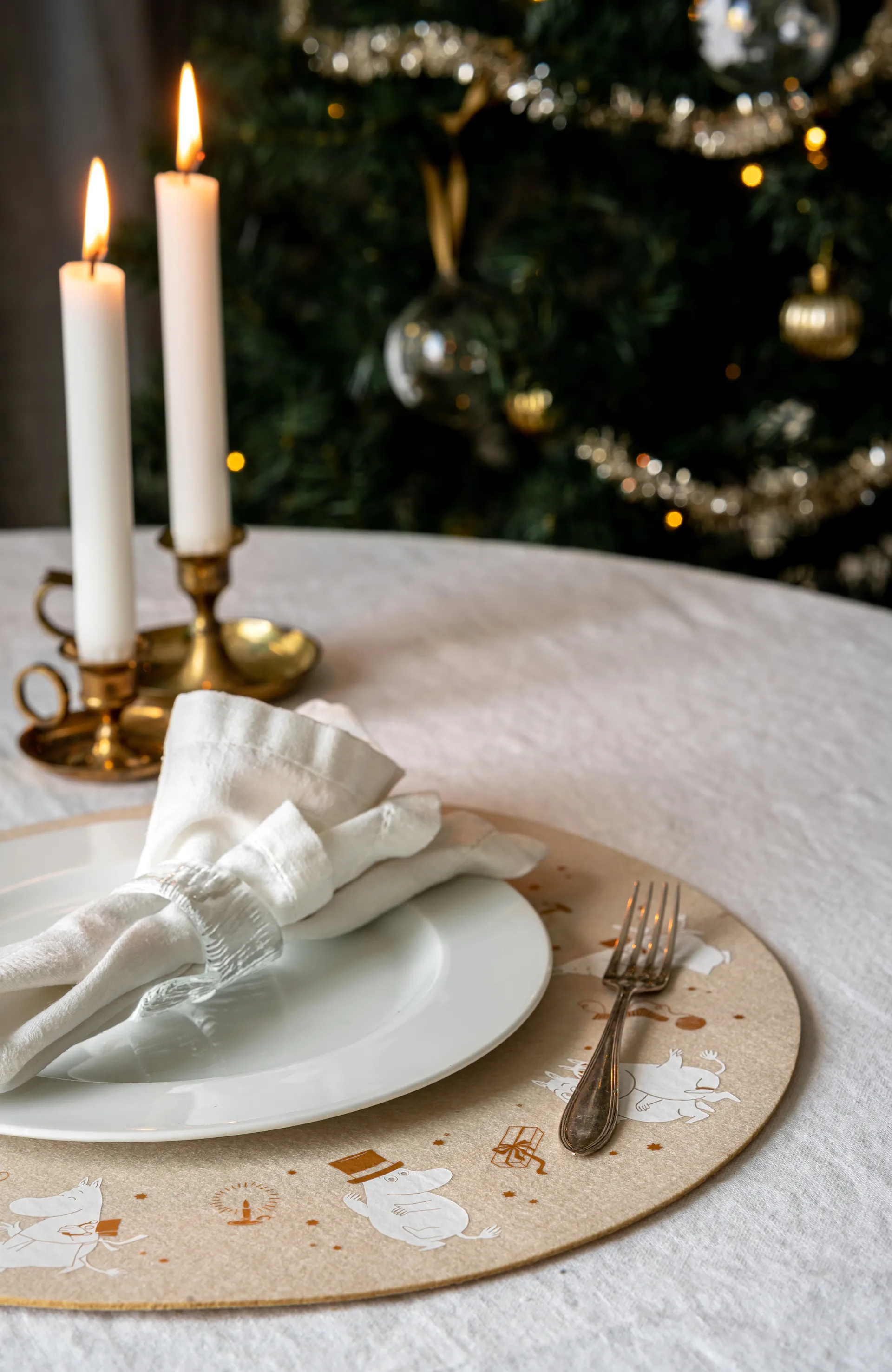 Tovaglietta Moomin Ø38 cm, Sparkling stars Muurla