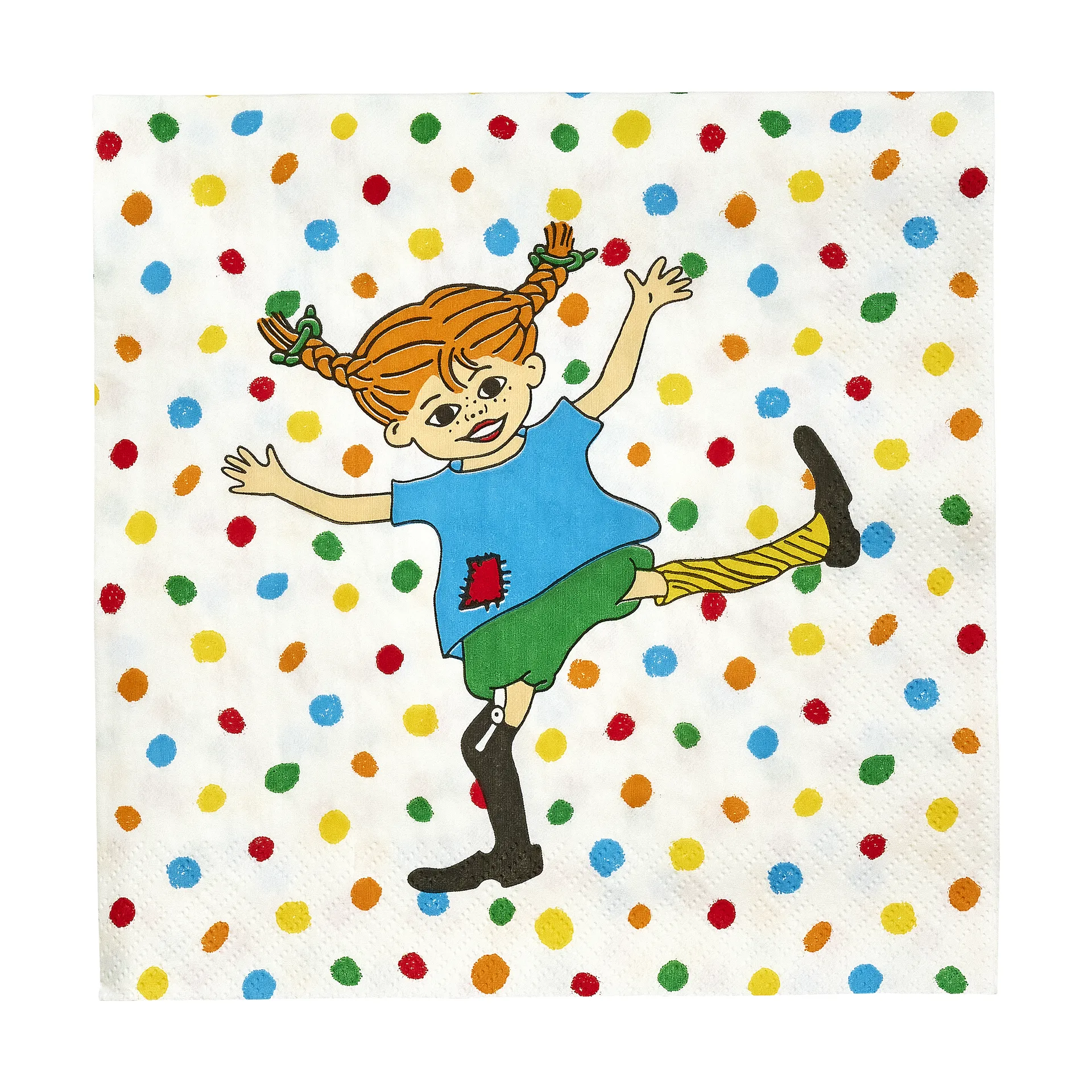 Tovaglioli Pippi 33x33 cm confezione da 20, Salterello Muurla