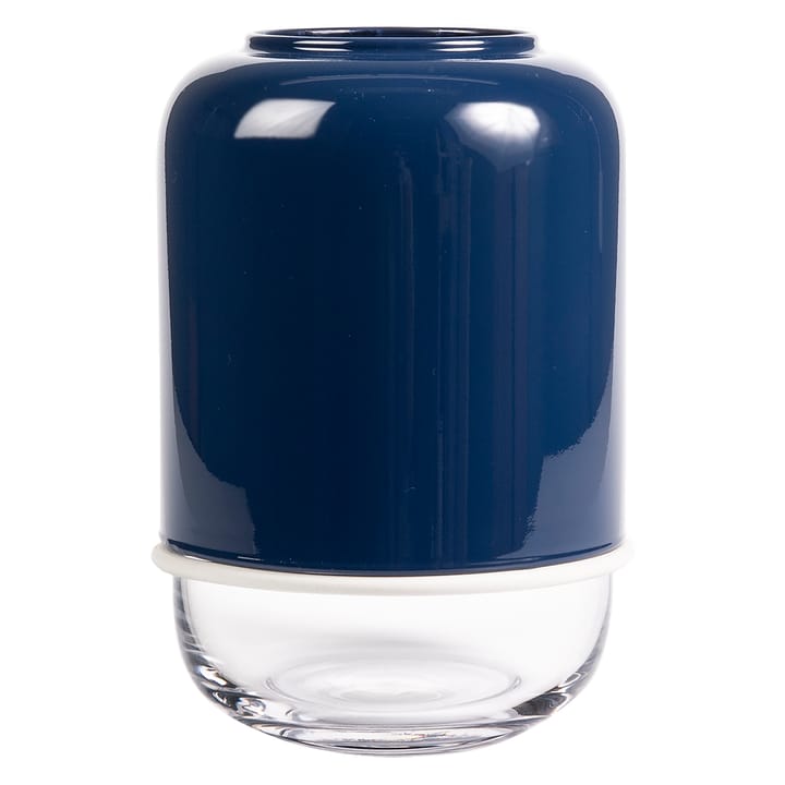 Vaso regolabile Capsule 18-28 cm - blu navy-trasparente - Muurla