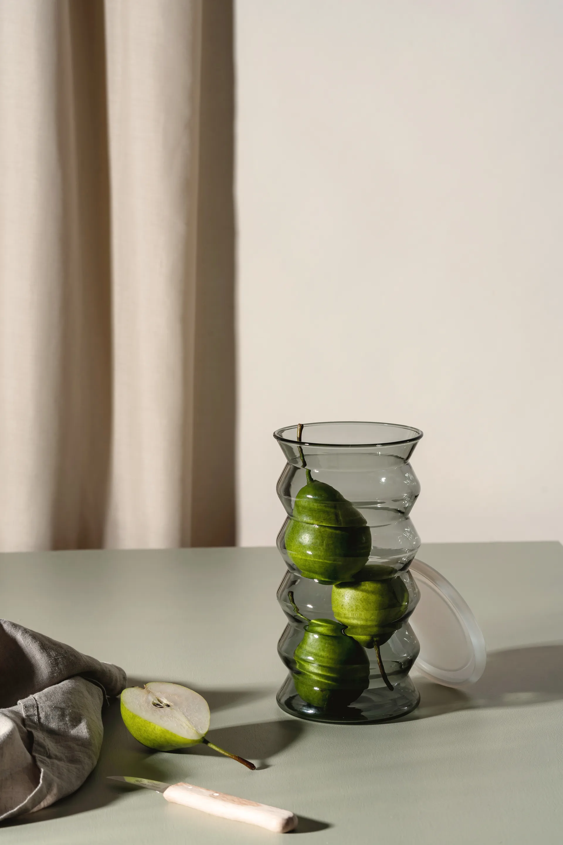 Vaso Waves 20 cm, Grigio Muurla