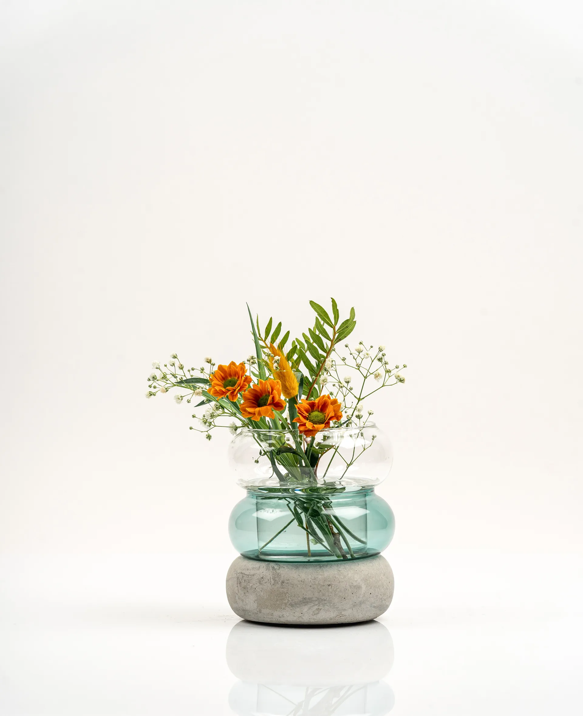 Vaso/lanterna Bagel 12 cm, Lake blue Muurla