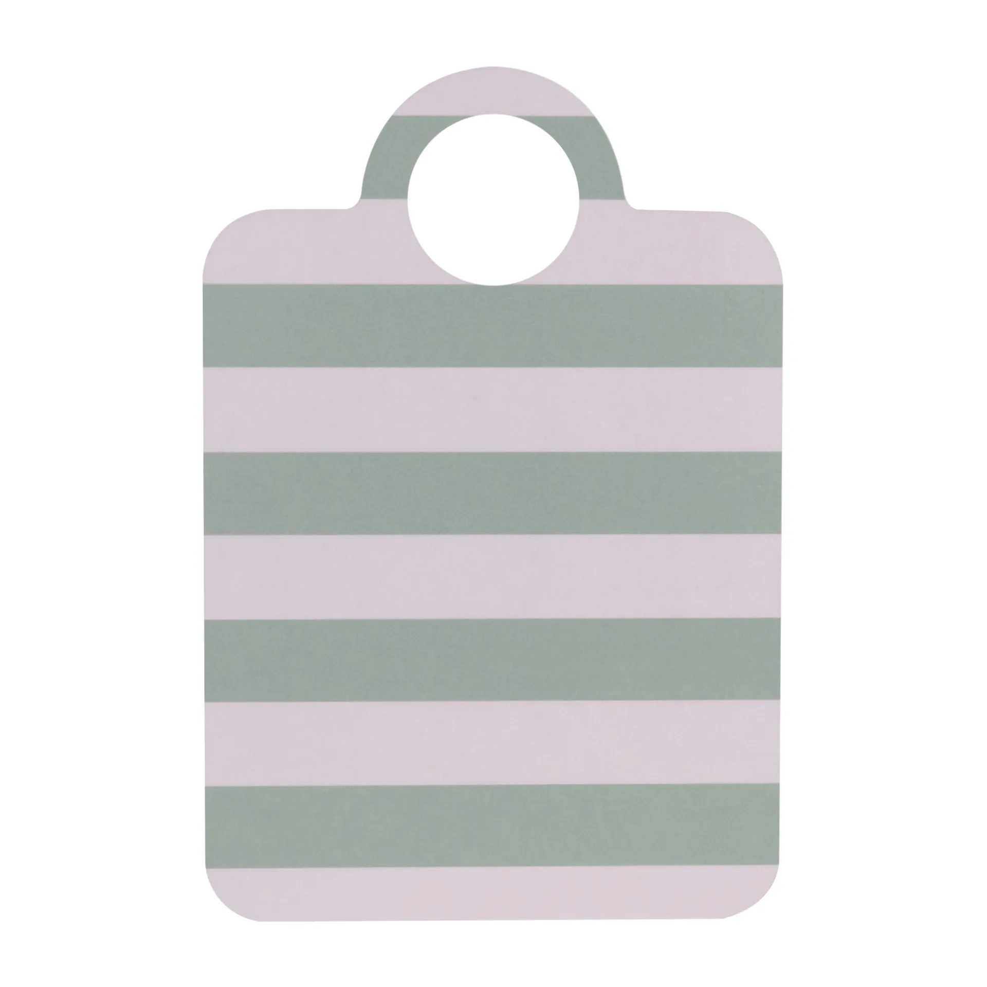 Vassoio Checks & Stripes, 21x31 cm, Verde menta, blu Muurla