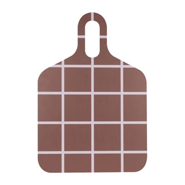 Vassoio Checks & Stripes, 30x44 cm - Marrone, beige - Muurla