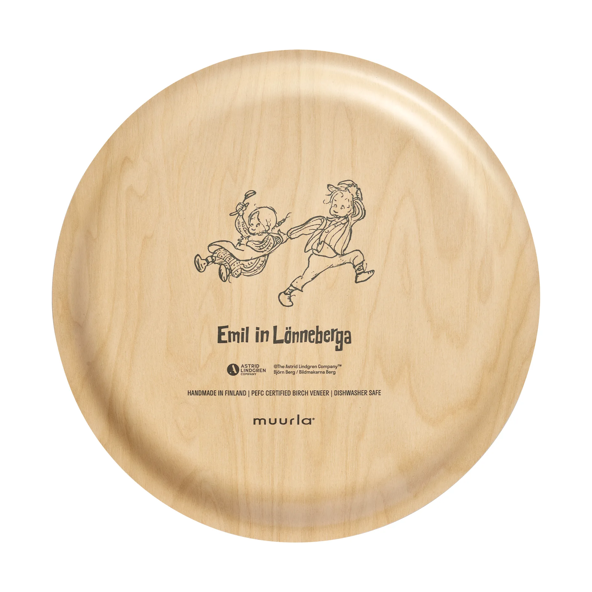 Vassoio Emil Ø25 cm, Blu Muurla