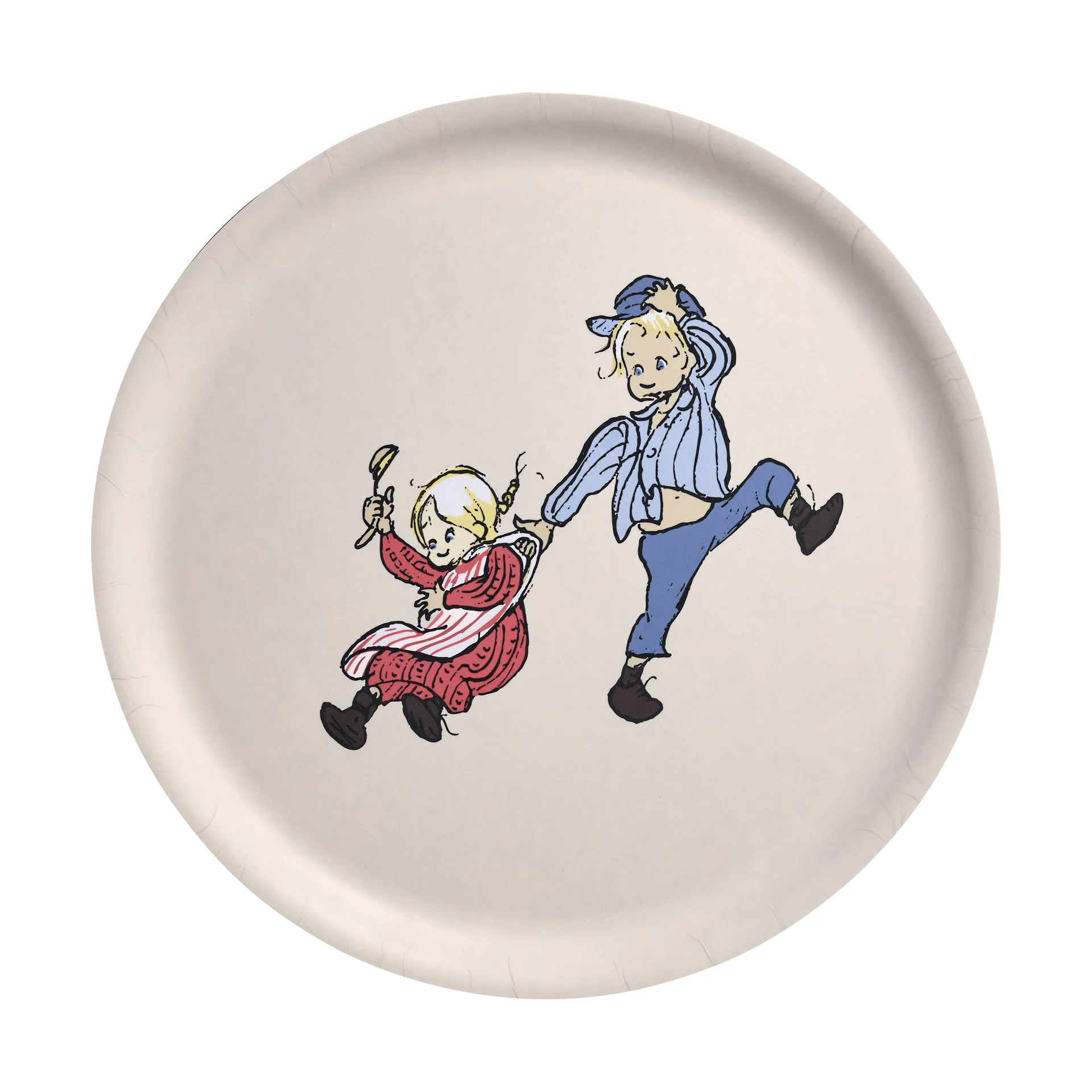 Vassoio Emil e Ida Ø35 cm, Bianco Muurla