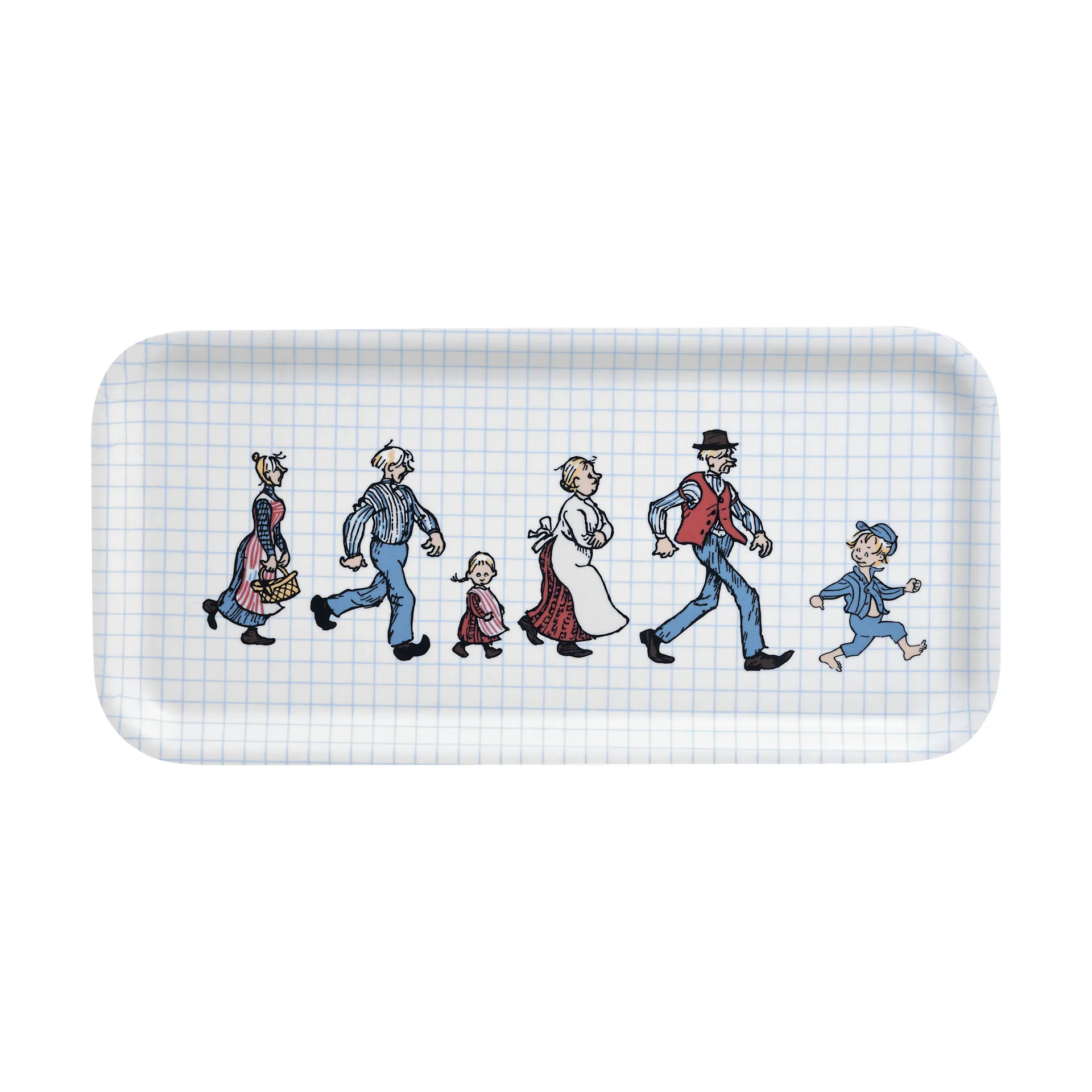 Vassoio Emil The Katthult Folks 13x27 cm, Betulla Muurla