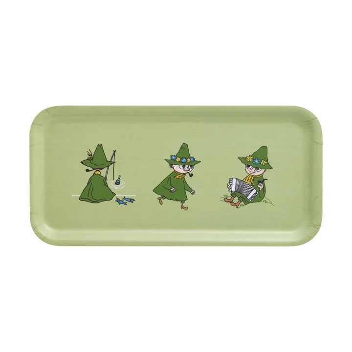 Vassoio Moomin 13x27 cm - Retro Snufkin - Muurla