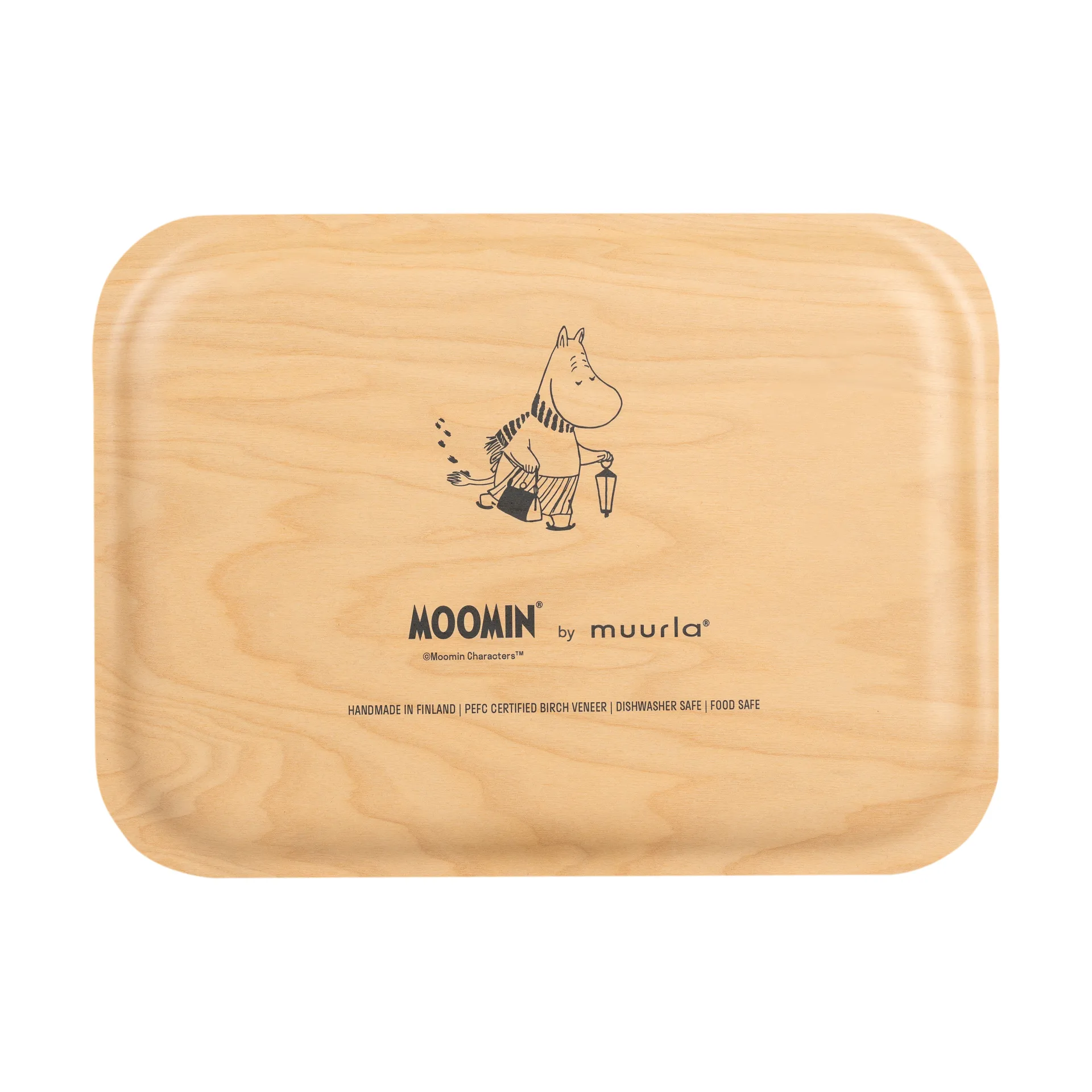 Vassoio Moomin 20x27 cm, Let it snow Muurla