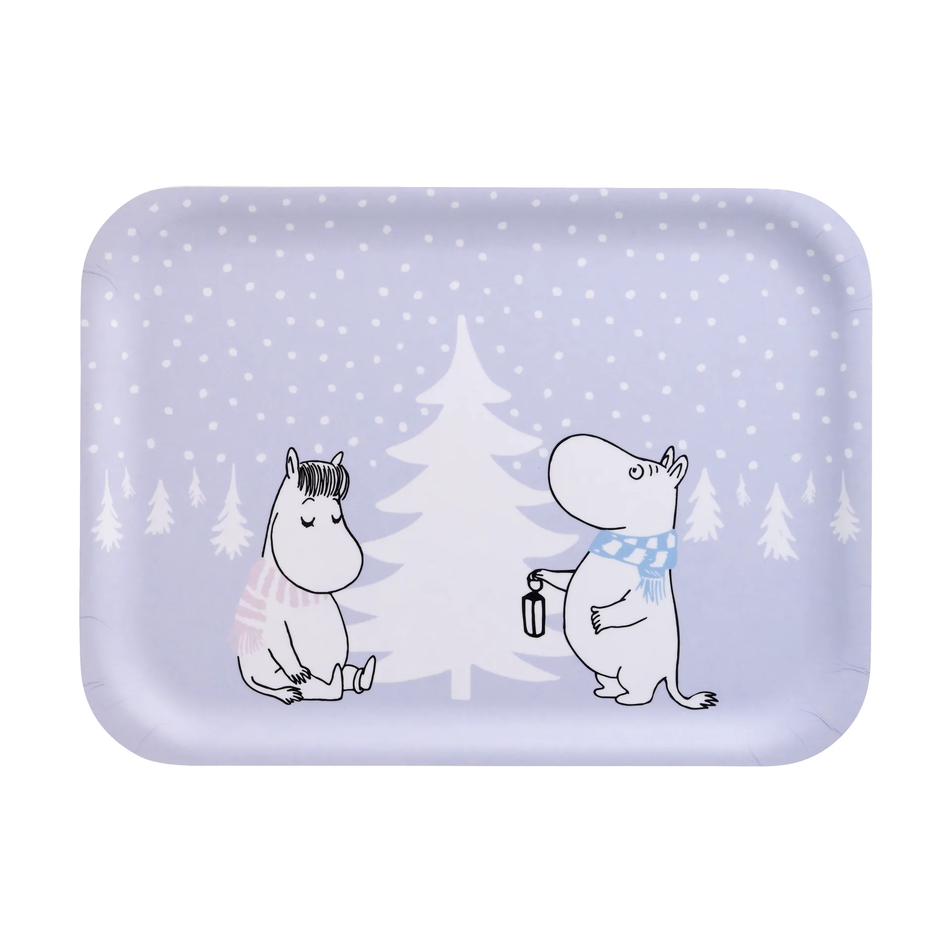 Vassoio Moomin 20x27 cm, Snowfall Muurla