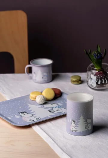 Vassoio Moomin 20x27 cm - Snowfall - Muurla