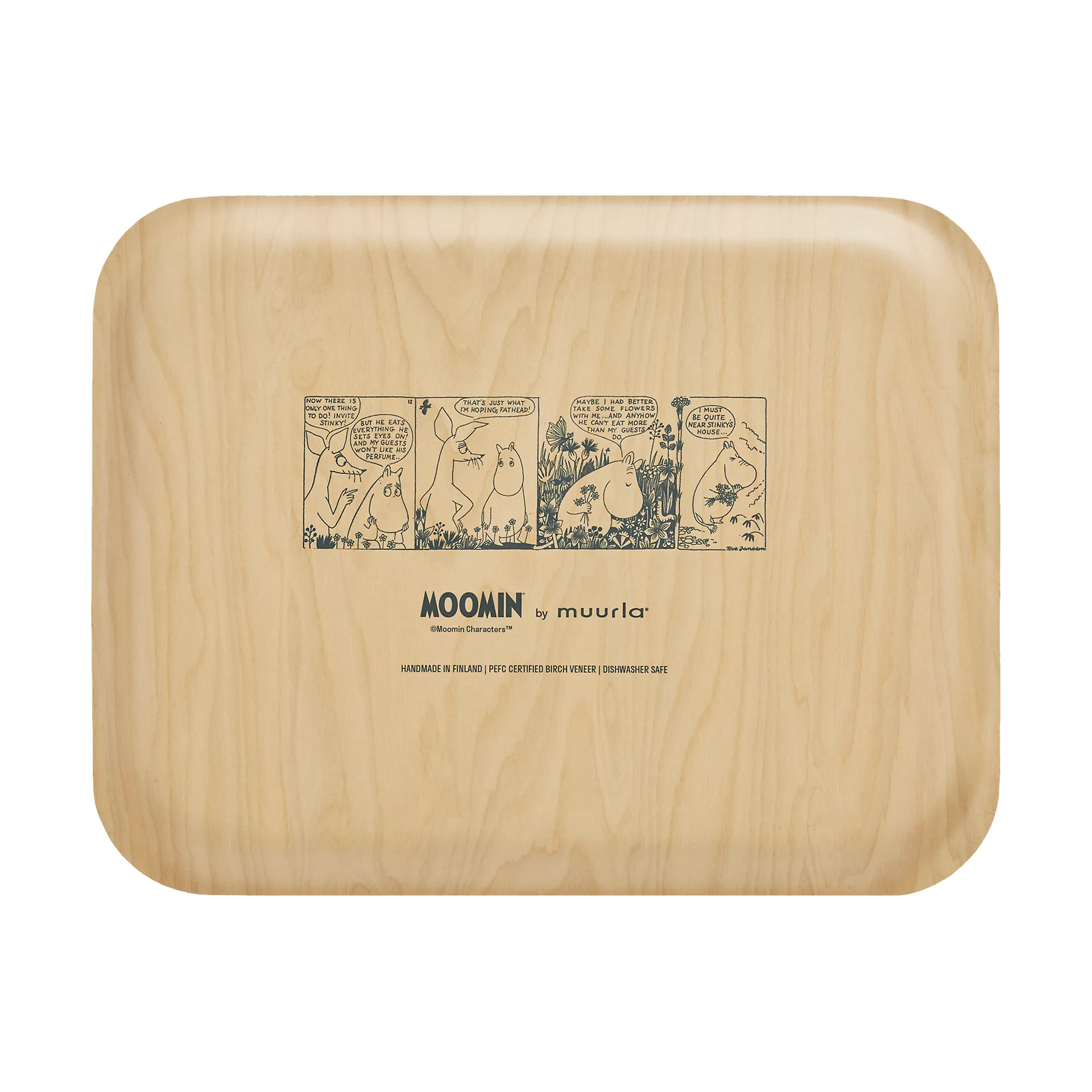 Vassoio Moomin 28x36 cm, Flower field Muurla