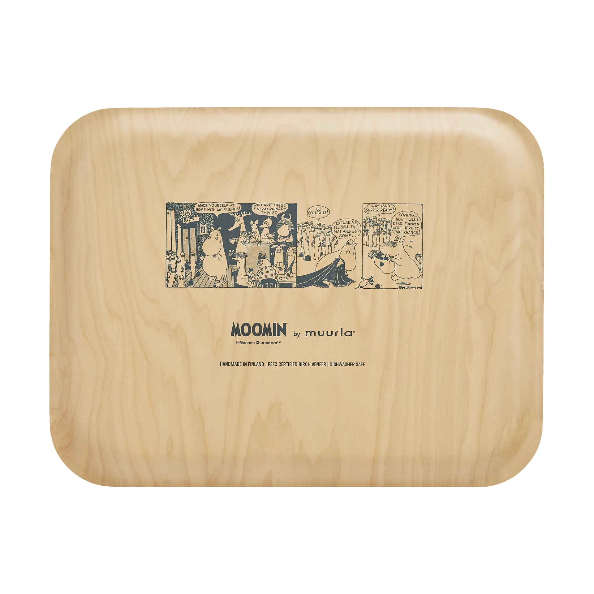 Vassoio Moomin 28x36 cm, Room for all Muurla