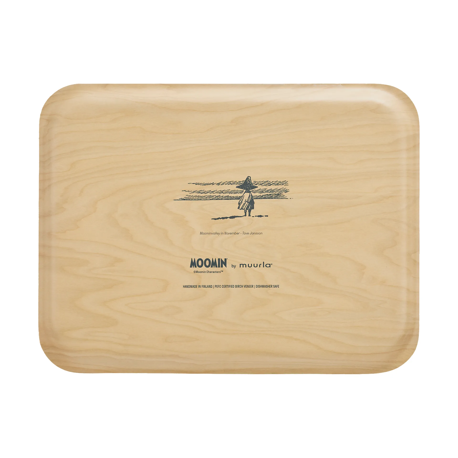 Vassoio Moomin 32x42 cm, Swedish Moominvalley map Muurla