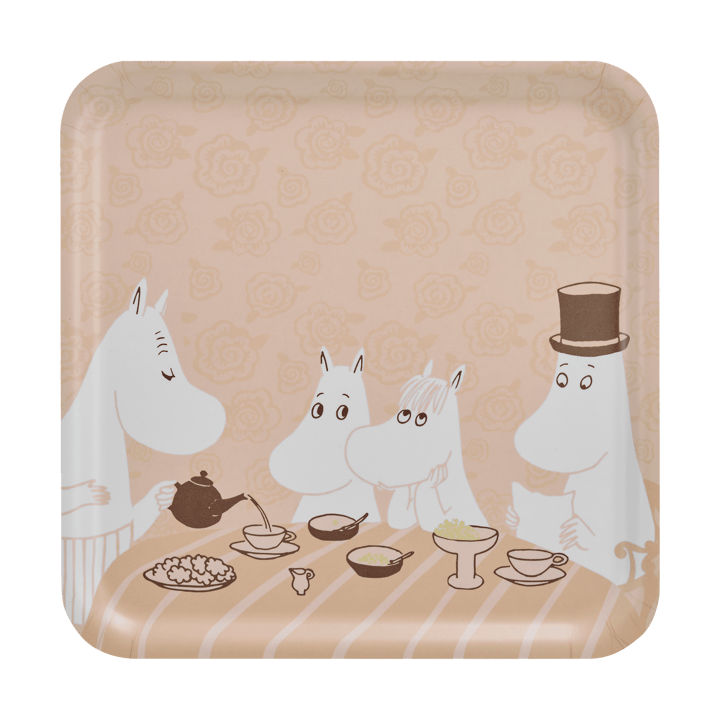 Vassoio Moomin 33x33 cm - Coffee time - Muurla