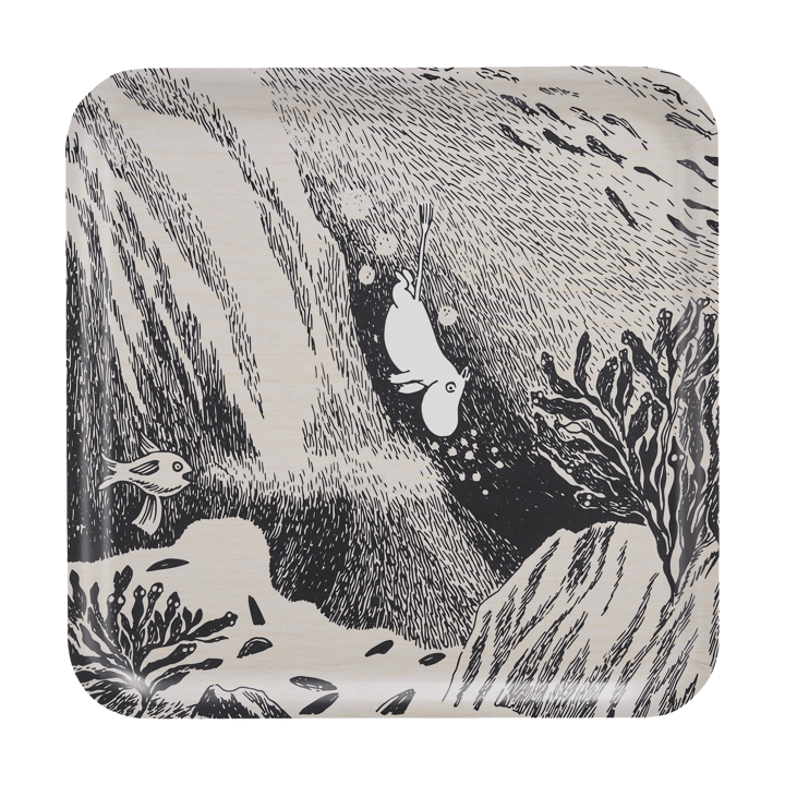 Vassoio Moomin 33x33 cm - The dive - Muurla