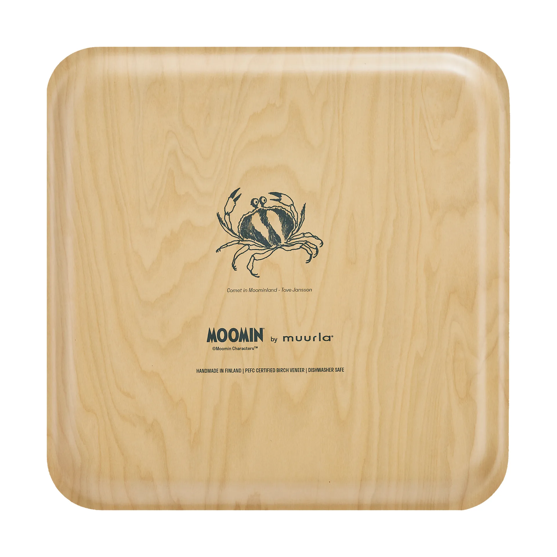 Vassoio Moomin 33x33 cm, The dive Muurla