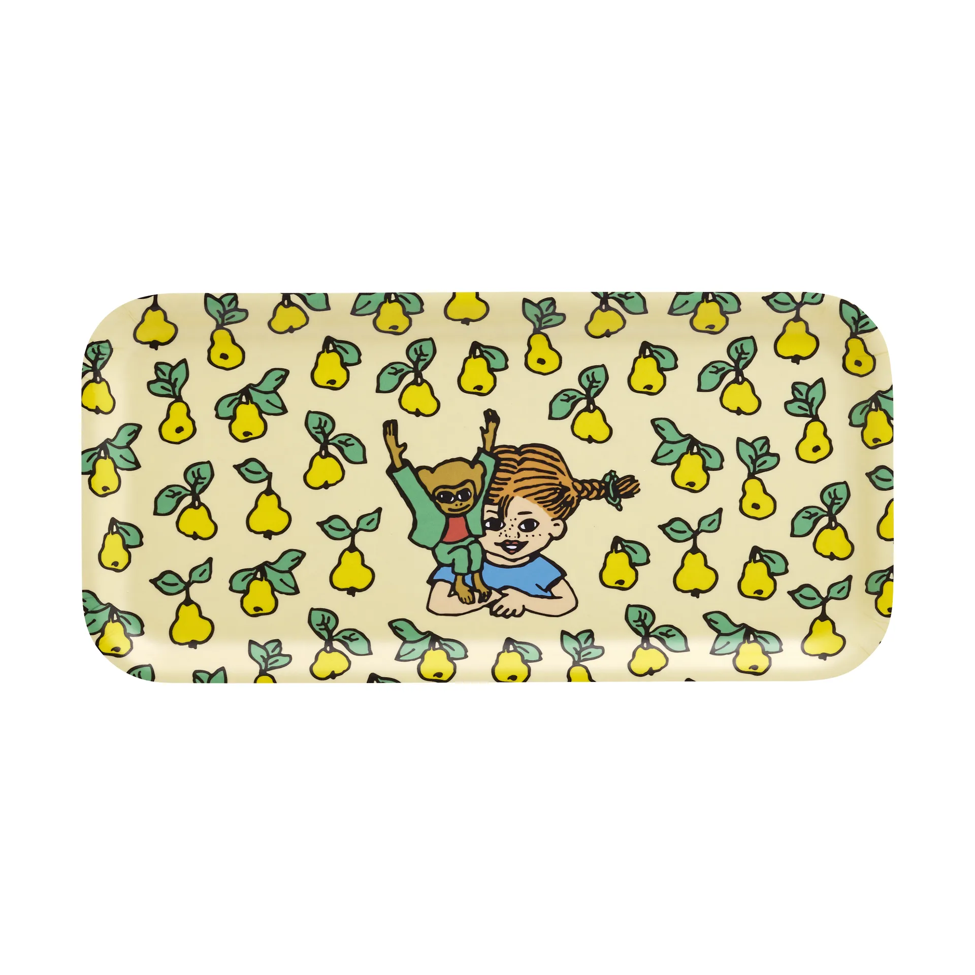 Vassoio Pippi 13x27 cm, Frutti Muurla