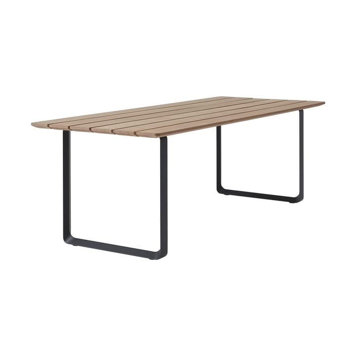 70/70 Tavolo da pranzo outdoor 225x90 cm con struttura in acciaio nero - undefined - Muuto