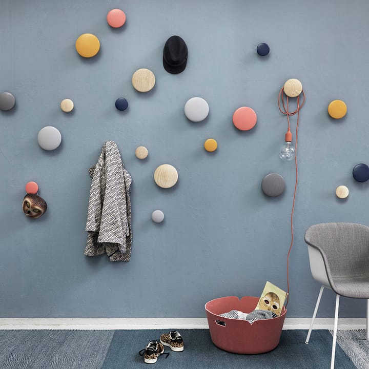 Appendiabiti The Dots blu notte - piccolo - Muuto