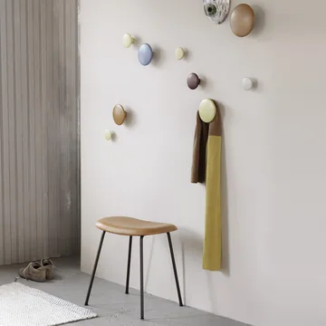 Appendiabiti The Dots giallo senape - extra small - Muuto