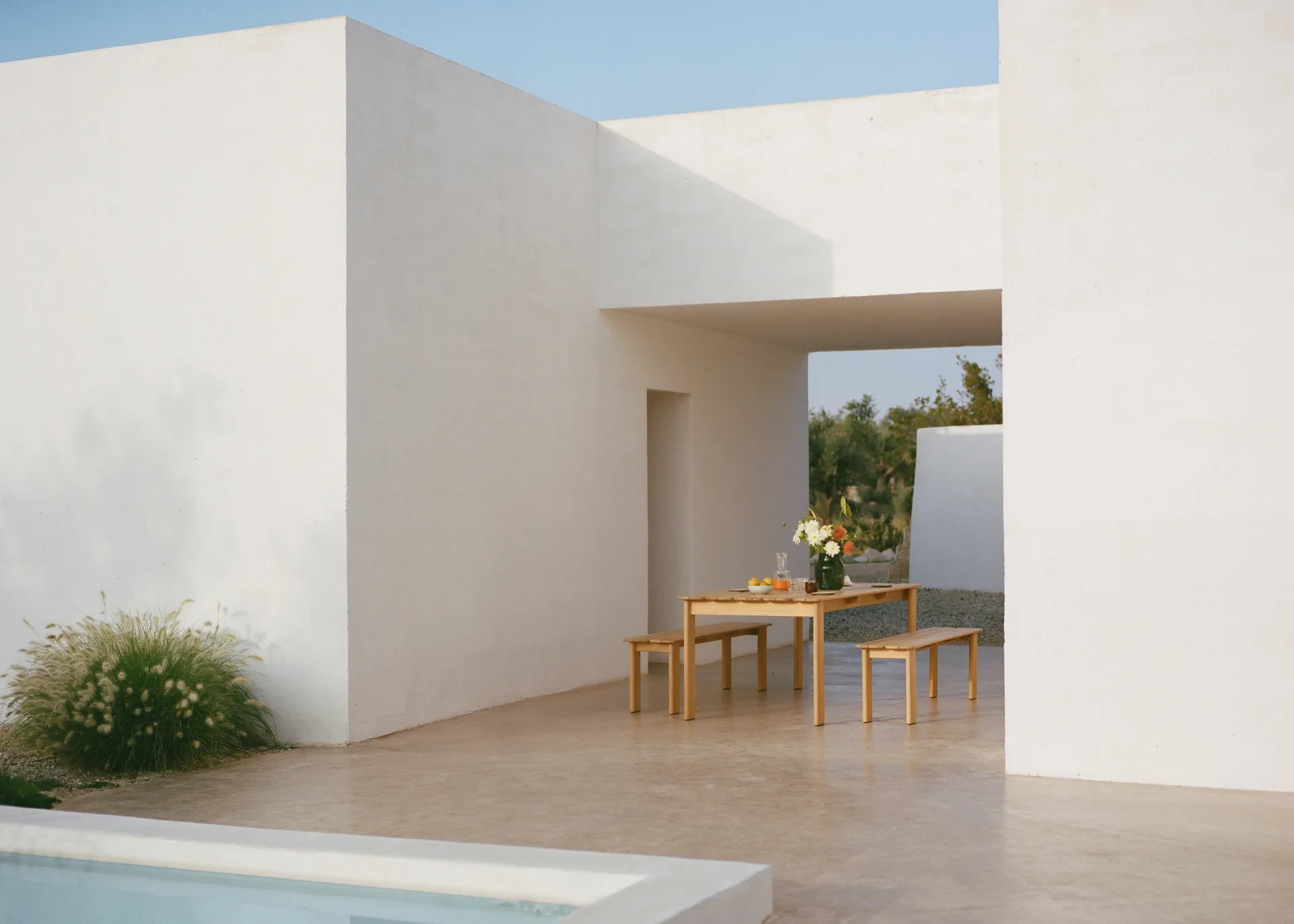 Assemble panca, Teak, 180 cm Muuto