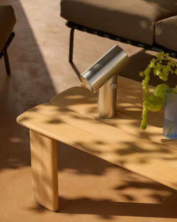 Assemble tavolino da salotto - Teak, 135x55 cm - Muuto